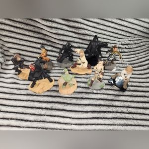 Star Wars Infinity characters Set 10 ALL BROKEN PIECES. But all still work fine